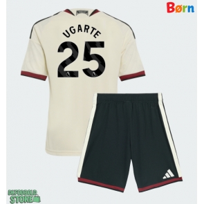 Manchester United Manuel Ugarte #25 Replika Babytøj Tredje sæt Børn 2026-27 Kortærmet (+ Korte bukser)